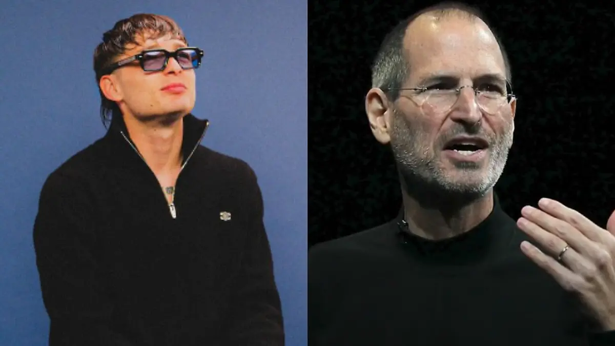 Peso Pluma y Steve Jobs